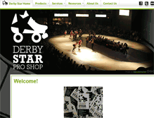 Tablet Screenshot of derbystarproshop.com